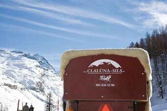 Clalüna-Sils Kutschen Winter