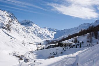 Clalüna-Sils Kutschen Winter