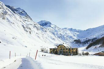 Clalüna-Sils Kutschen Winter