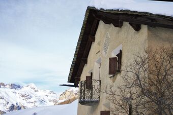 Clalüna-Sils Kutschen Winter